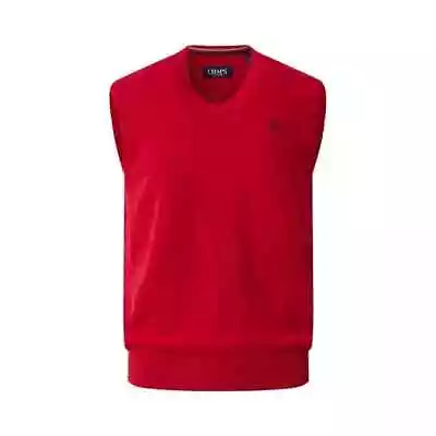 Chaps Ralph Lauren Red V-neck Sleeveless Sweater Vest Sz: Xl  Nwt • $29.04