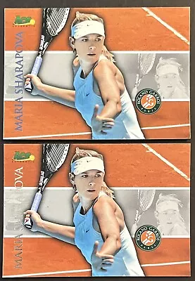 (2) 2008 Ace Matchpoint Maria Sharapova #rg18 French Open Roland Garros Blue • $7.99