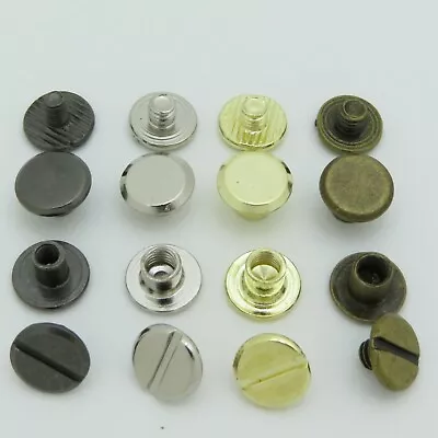 £3.40 • Buy Chicago Screw 5 Mm Pack Of5.Metal Binding Post.Open Back Rivets For Leatherwork