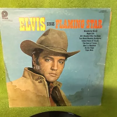 Elvis Presley Sings Flaming Star - Vinyl Record Lp • $6.20