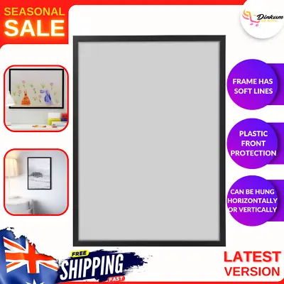 $41.96 • Buy IKEA FISKBO Black Fibreboard Picture Photo Frame 50x70cm Art Poster Print Hang