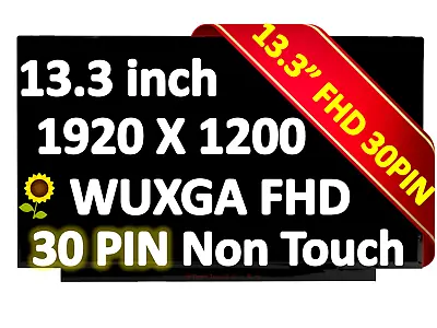 NV133WUM-N60 03FNDY Fit M133NW4J R2 B133UAN01.1 IPS Laptop Display Panel Slim • $89.30