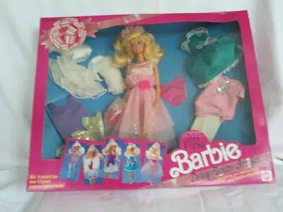 My First Barbie Deluxe Fashion Gift Set - Mattel 1991 #2483 - New In Box • $40