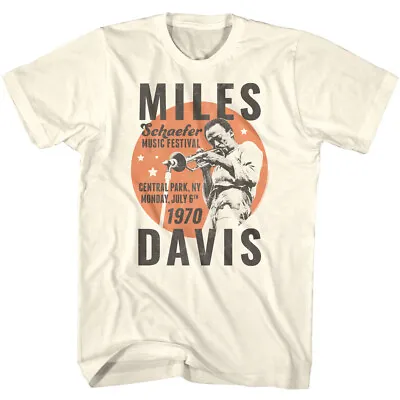 Miles Davis Schaefer Music Festival Men's T Shirt Central Park New York Live • $26.50