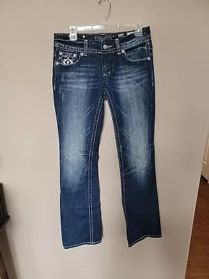 Miss Me Jeans Size 29 X 34 Bootcut Bling • $34.99