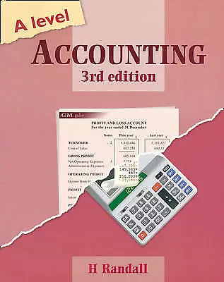 Harold Randall : Letts A Level Textbooks A LEVEL ACCOUNTI FREE Shipping Save £s • £3.27