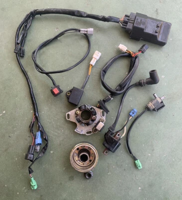 $379 • Buy Suzuki Rm250 RM 01 2001 Wiring Harness Ignition Coil CDI Stator Flywheel