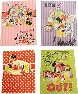 Disney Minnie Mouse Bow-tique 4 Folder Set ~ Minnie's Shopping Adventures • $13.99