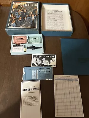 Vintage Stocks And Bonds Game Of Investments A 3M Bookshelf Game 1964 • $11.99