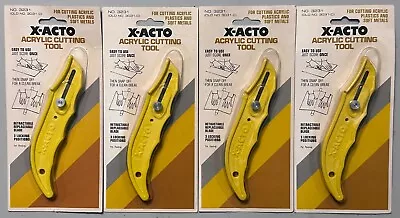 4 X-acto Acrylic Plexiglass Plastic Formica Vinyl Tile Cutting Scoring Tools • $3.99