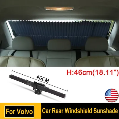 46cm Car Rear Windshield Sun Shades Retractable For Volvo Visors Sunshades Auto • $27.77