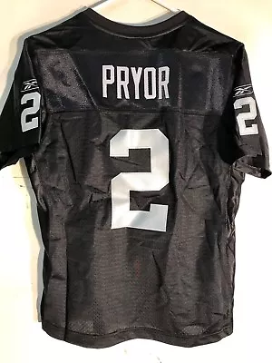 Reebok Women's Premier NFL Jersey Oakland Raiders Terrelle Pryor Black Sz M • $19.99