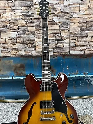 Epiphone ES-335 Pro Electric Spanish Semi-Hollowbody Electric Guitar Sunburst • $525