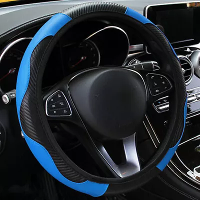Microfiber Leather Car Steering Wheel Cover 15''/38cm Universal Car Accessories • $13.18
