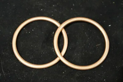 Copper Exhaust Gasket X2 For 84-17 Harley Twin Cam Evolution 65324-83 94012 • $3