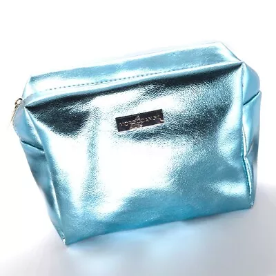 Moroccanoil Blue Cosmetic Makeup Travel Zipper Bag - 9  X 7.5  • $9.99