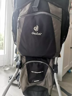 Deuter Kid Comfort 3 Carrier With Sunshade & Rain Cover. Used V Good Condition • £60