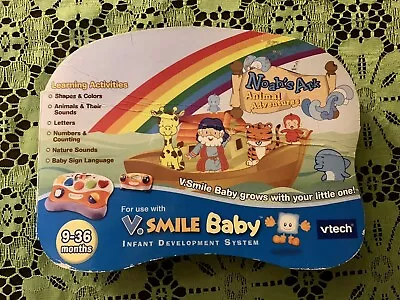 $5 • Buy VETECH  V. SMILE BABY Age 9-36 Months Noah’s Ark Animal Adventure Cartridge Only