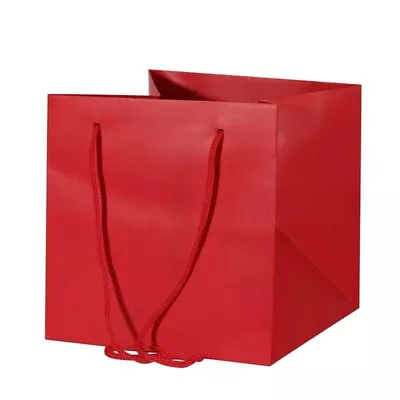 Medium Red Hand Tied Bag • £6.99