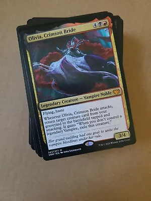 Custom Commander Deck ~ Blood Tokens ~ Olivia Crimson Bride ~ 100 Card Deck • $71.95