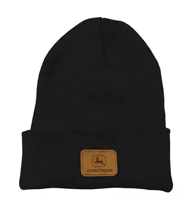 £16 • Buy Genuine John Deere Black Watch Cap Beanie Hat Adults MC13090002BK