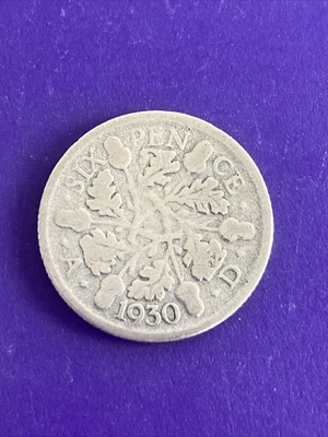 £0.50 • Buy 1930 George V Silver Sixpence
