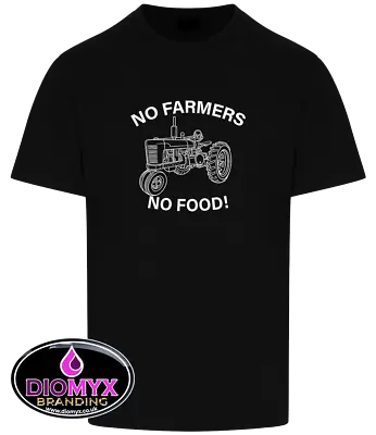 £20 • Buy NO FARMER - NO FOOD JOHN DEERE VINTAGE TRACTOR T Shirt - Up To 6XL- FREE POSTAGE
