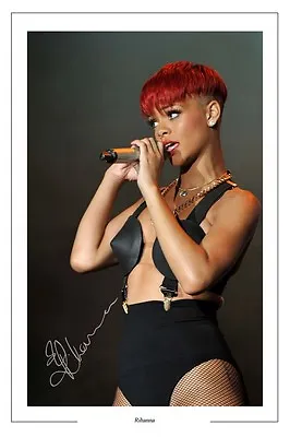 £5.95 • Buy Rihanna Signed Photo Print Autograph Unapologetic