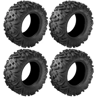 Set Of 4 ATV UTV Tires 25x8-12 25x10-12 All Terrain 6 Ply 25x8x12 25x10x12 • $232.64