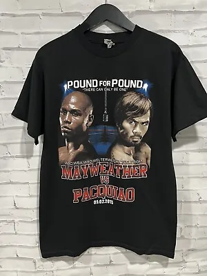 RARE Manny Pacquiao Floyd Mayweather 2015 Bootleg Rap Boxing Shirt Promo TMT • $29.95