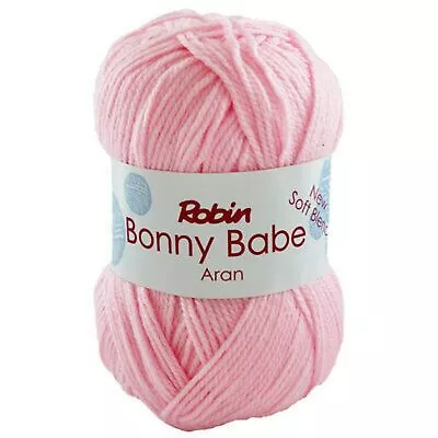 Robin Bonny Babe Soft Baby Aran 100g Knitting Crochet Wool Yarn • £2.49