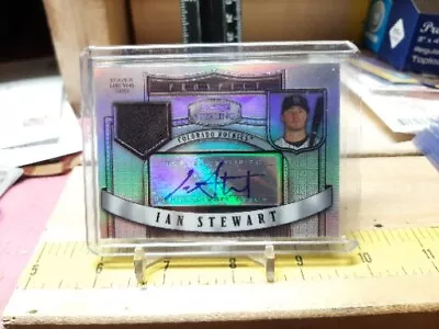 2007 Ian Stewart Bowman Sterling Prospect Auto Jersey Rookie Rockies /199 • $6.99