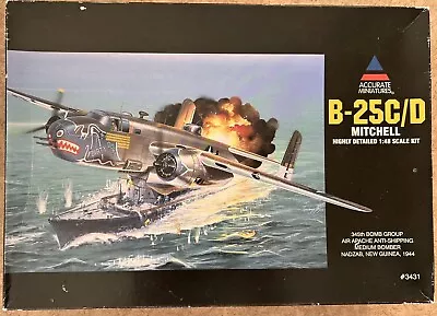 Accurate Miniatures 1/48 B-25 C/D  Mitchell Bomber. • £18