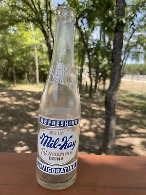 Vintage ACL Mil-Kay Bottle ST.LouisMO 10oz • $15