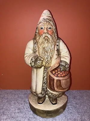 Vaillancourt Folk Art Father Christmas Sculpture Chalkware Figurine #362 1991 • $100