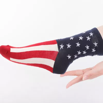  2 Pairs Crazy Funky Groomsmen Sock Novelty Funny America Crew Socks Girl • £10.78