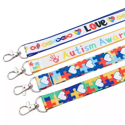 £3.49 • Buy Lanyard NHS ID Card Holder Autism Autistic ADHD Love Awareness Strap Teacher