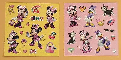 Disney Minnie Mouse Sticker Lot Of 2 • $2.99