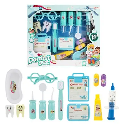 16PCS Kids Dentist Set Nurse Dentist Kit Pretend Play Toys Best Xmas Gift • £10.99