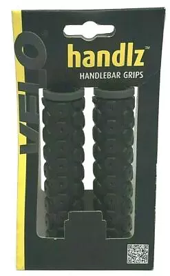 Velo Handlz Mountain Bike Handlebar Grips 130mm Black/Gray • $11.83