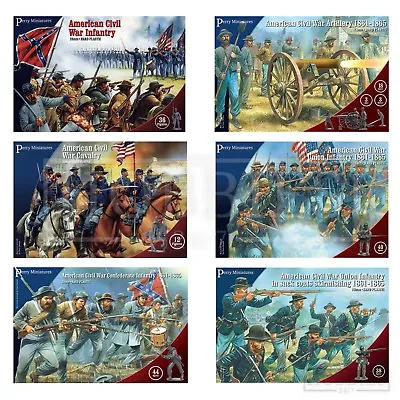 Perry Miniatures 28mm Napoleonic American Civil War Gaming Figures Hard Plastic • £26.07