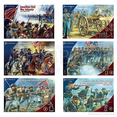 £25.19 • Buy Perry Miniatures American Civil War Figures 28mm ACW Union Confederate Plastic