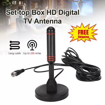 TV Antenna Portable Digital For Freeview Aerial Ariel Caravan Indoor 200Mile • $14.95