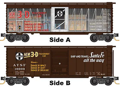 Micro-Trains MTL N-Scale 50ft Box Atchison Topeka Santa Fe/ATSF Impact Car 10000 • $43.99