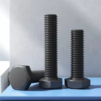 £2.15 • Buy M8-M12 Fine Pitch Fully Threaded Set Screws High Tensile Grade 8.8 Hex Bolt