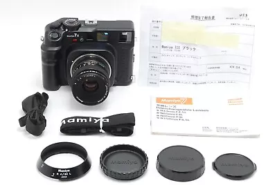 ALL CLA'd Mamiya 7II 7 II Medium Format Black Camera + N 80mm F/4 L Lens JAPAN • $4799.99