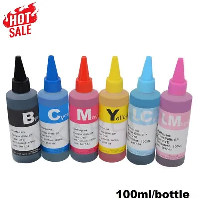 Refill Ink For Epson Stylus Photo T50 R290 R295 R390 RX590 TX650 Dye Ink • $57.90