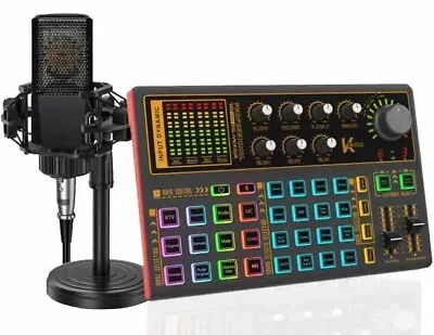 K300 Sound Effects Board Set LED Light Voice Changer Sound Card With Multipl... • $77