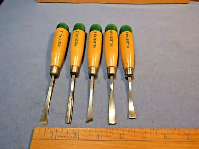 5 Miller Falls Carving Chisels • $3.99