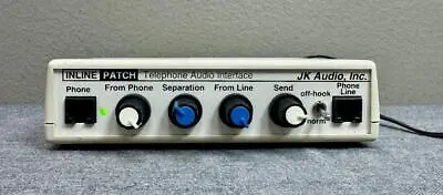 JK Audio Inline Patch Telephone Audio Interface With Power Supply • $34.99